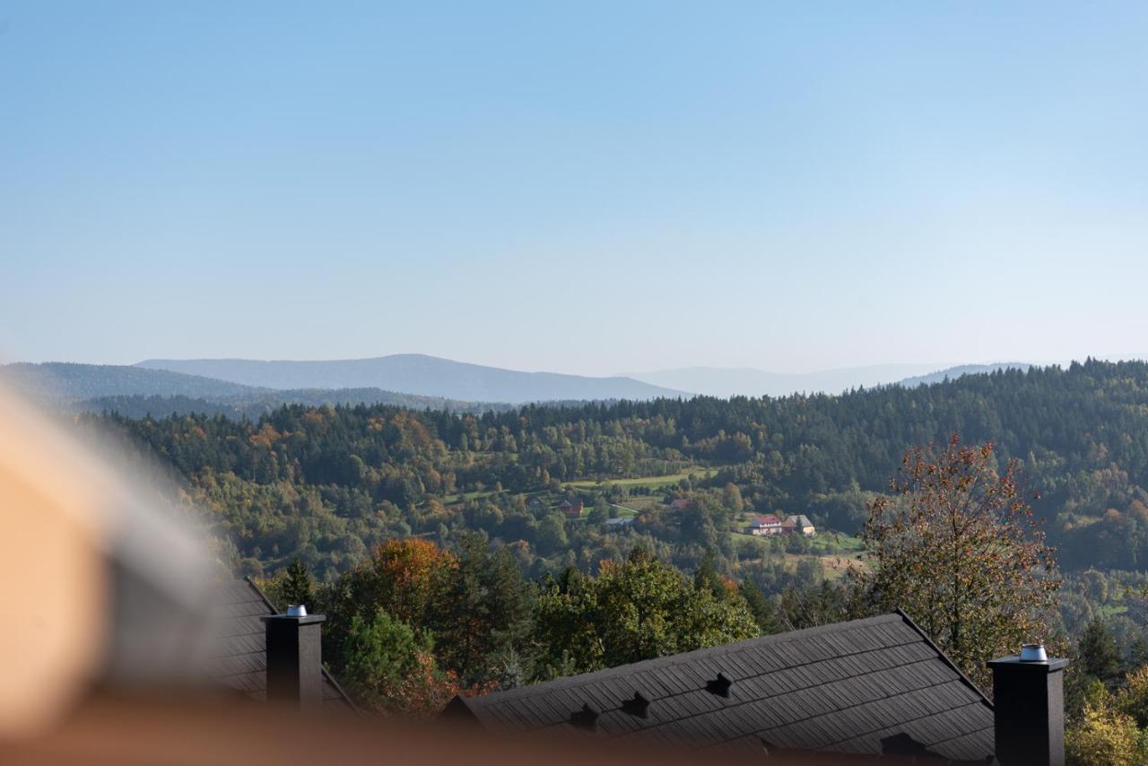 Domek W Gorach - Prywatne Jacuzzi, Sauna, Grota Solna - Panorama Chelm Ski&Spa Myślenice Eksteriør bilde